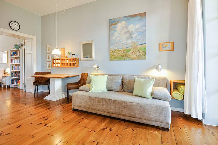 Ganze Ferienwohnung, Ferienwohnung Pelle im Loggiahaus am Schloss in Rheinsberger See, Rheinsberg