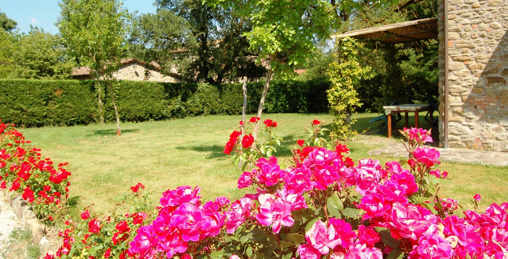 Geheel appartement, Vakantieappartement voor 5 personen met tuin in San Martino, Bucine (Gemeinde)