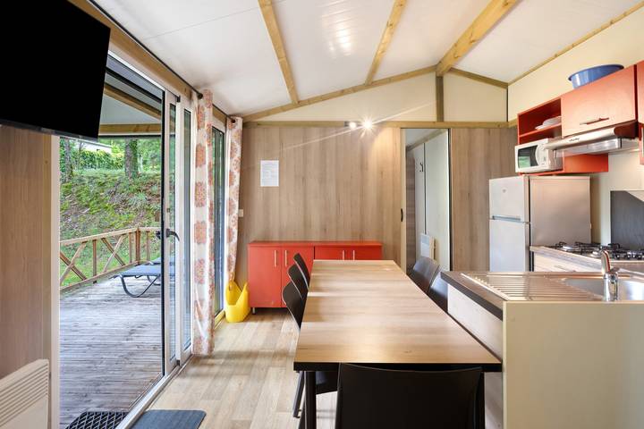 Chalet pour 6 personnes, avec Jardin et Bassin pour enfant en Dordogne - 2