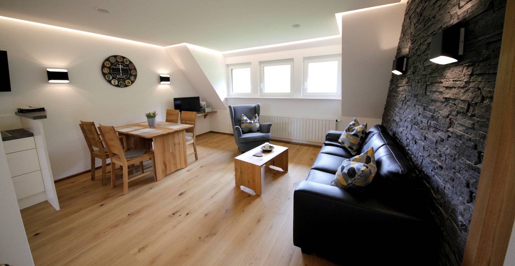 Ganze Wohnung, Ferienwohnung 'Vogtshof' mit Gemeinschaftsgarten, Balkon und Wlan in Unterkirnach, Mittlerer Schwarzwald