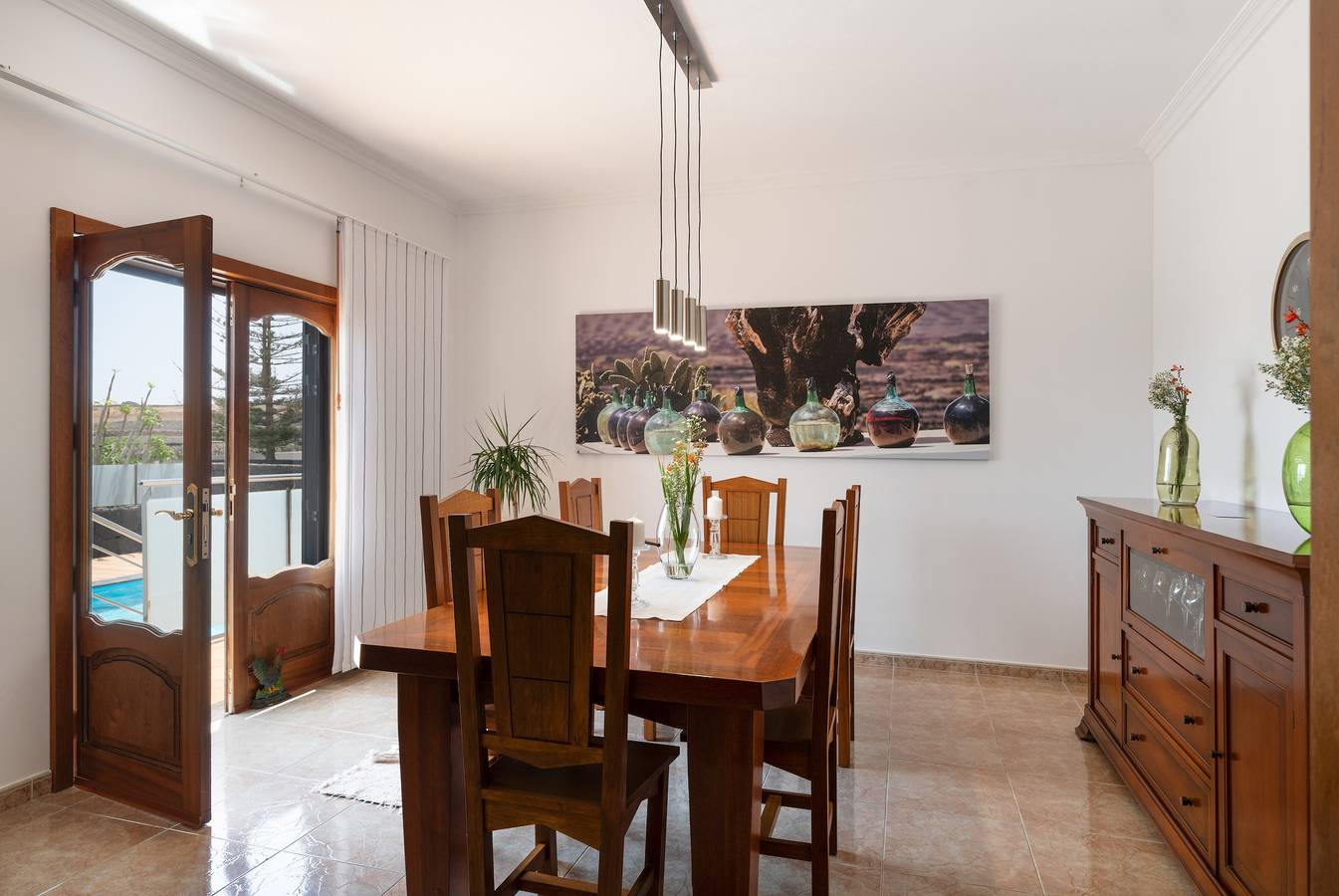 Villa de vacances 'Casa Los Llanos Teseguite Lanzarote' avec vue mer, piscine privée et Wi-Fi in Teseguite, Teguise