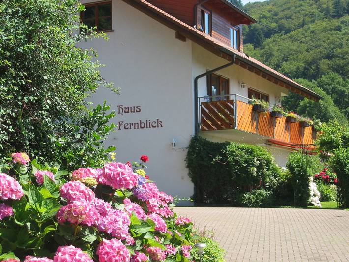 Ferienhaus 'Häusle' mit Panoramablick, privater Terrasse, überdachtem Balkon und Wlan in Lipburg, Badenweiler