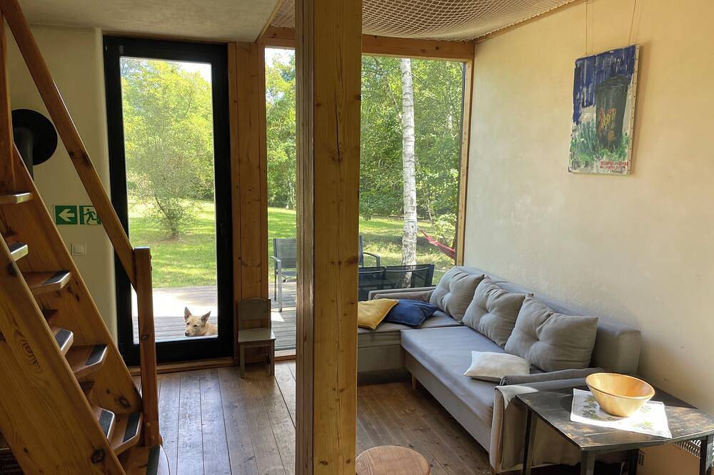 Eco-friendly lake house on a large plot in Choszczno in Westpommern