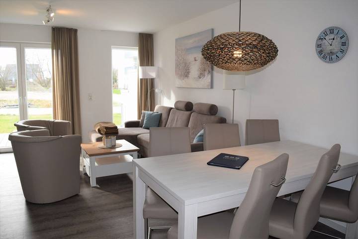 Ferienhaus mit Meerblick für 6 Personen, mit Terrasse und Sauna, mit Haustier in Schillig - 3