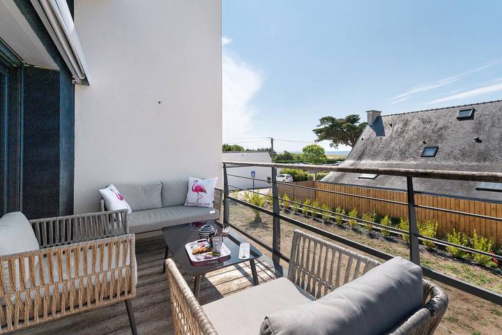 Villa pour 8 personnes, avec Balcon et Jardin