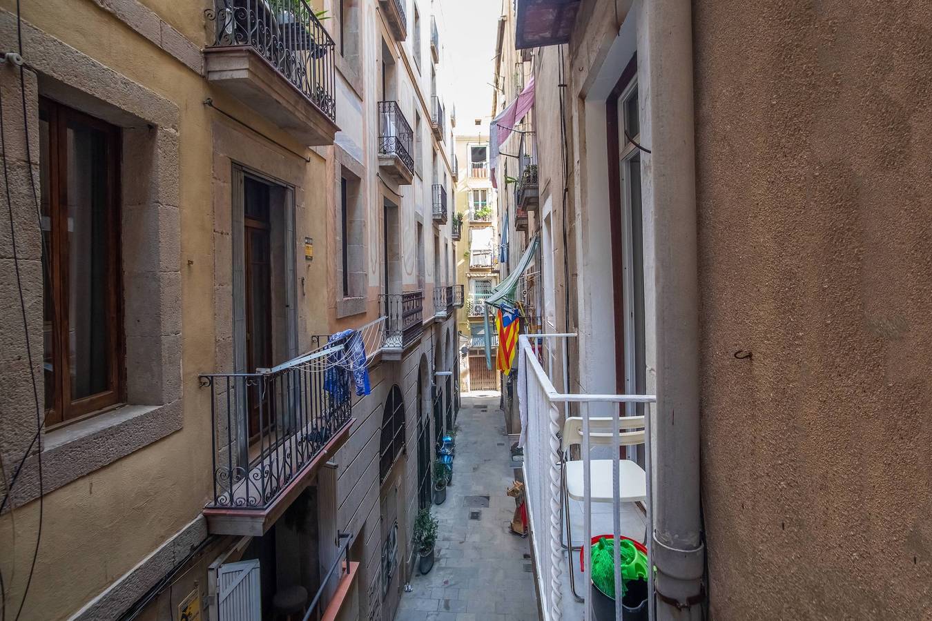 Geheel appartement, Charmant appartement met 1 slaapkamer en balkon in het centrum van Barcelona in Barcelona Centre, Barcelona