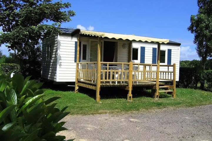 Mobil home pour 4 personnes, avec terrasse à Laurac-en-Vivarais - 2