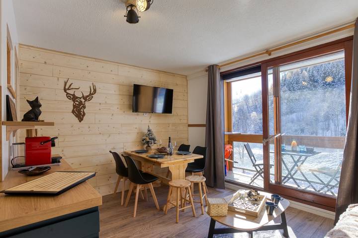 Gîte pour 6 personnes, avec Balcon dans Le Corbier