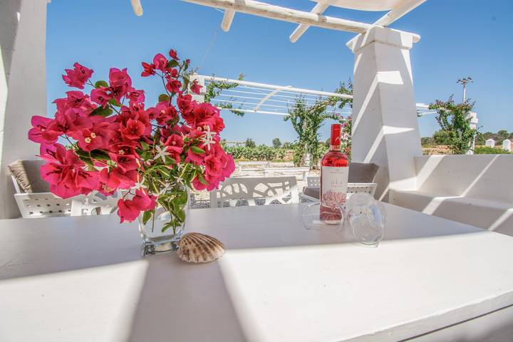 Holiday Home "Masseria La Scalella - Cisterna" with Sea View, Terrace & Wi-Fi in Manduria, Taranto-bugten