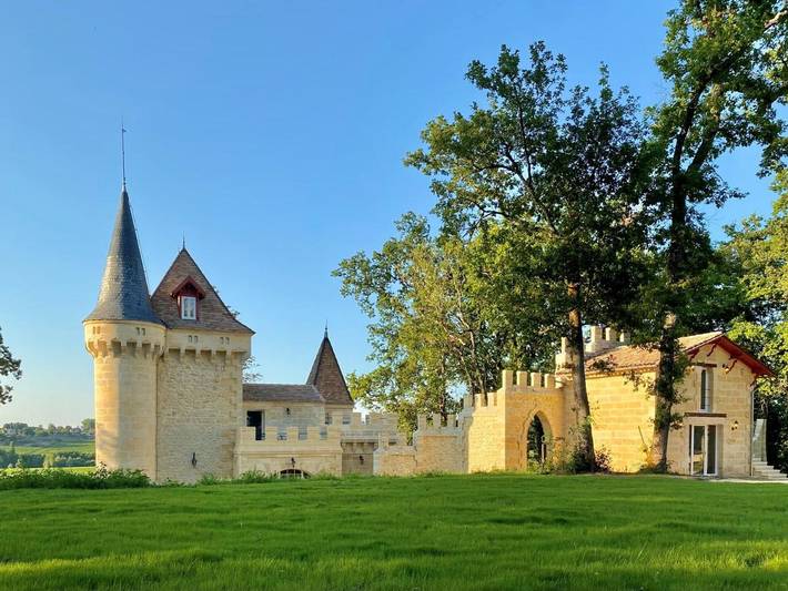 Location de vacances pour 8 personnes, avec jardin et piscine ainsi que vue et sauna, animaux acceptés à Puisseguin - 3