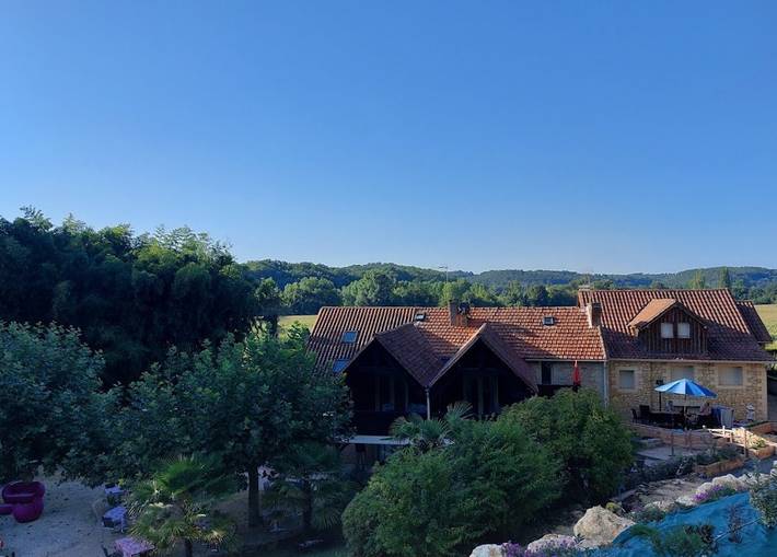 Cottage pour 2 personnes, avec piscine et jardin, animaux acceptés à Campagne (homonymie)