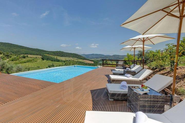 Maison d’hôte pour 2 personnes, avec piscine ainsi que jacuzzi et jardin à Greve In Chianti - 4