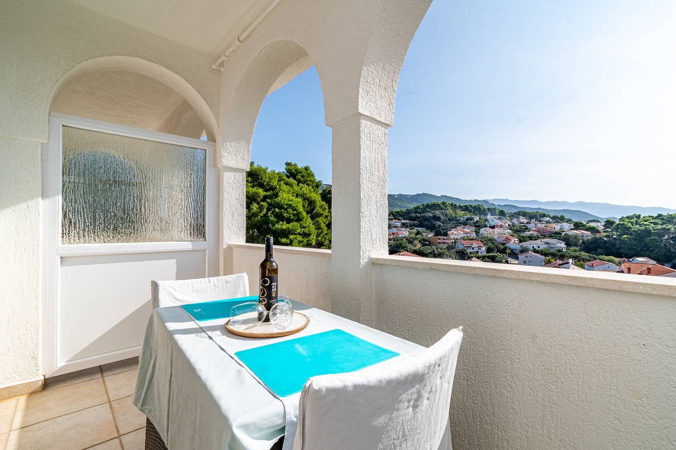 Ganze Wohnung, Studio Appartement mit Balkon und Meerblick Banjol, Rab -a in Banjol, Rab