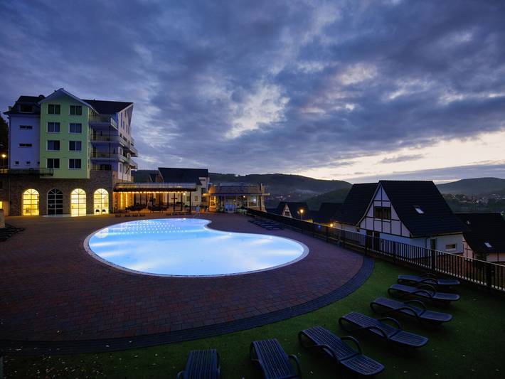 Gîte pour 4 personnes, avec sauna ainsi que piscine et terrasse, adapté aux familles à Heimbach - 2