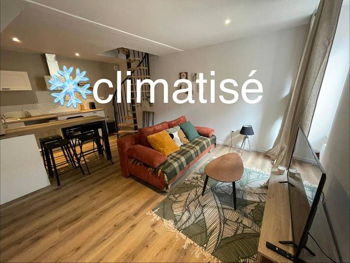 Gîte pour 4 personnes, avec Terrasse ainsi que Jardin et Vue à Chauvigny