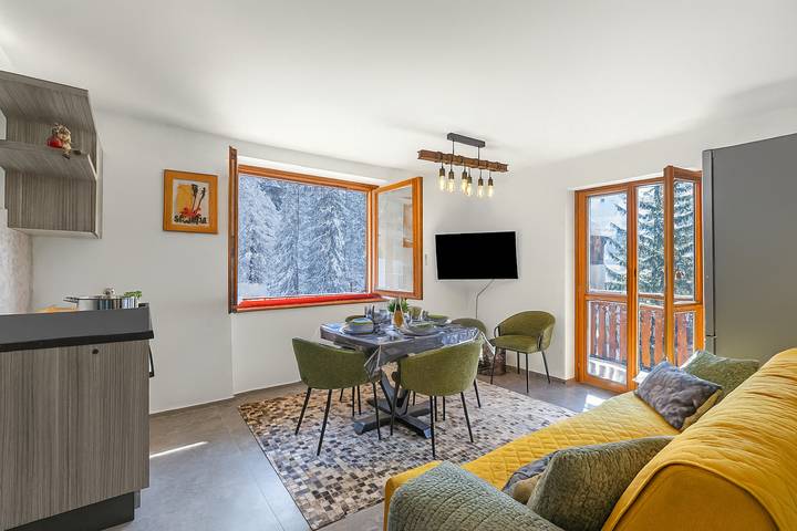 Gîte pour 4 personnes, avec balcon dans Borgata Sestriere - 3