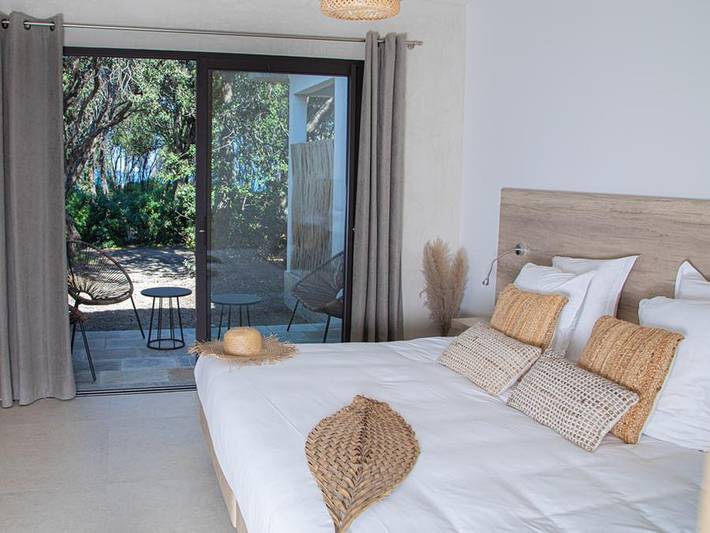 Bagheera Camping Naturiste - Villa 6 personnes - Villa Marina 3ch. / 2 sdb - Vue Mer in Linguizzetta, Arrondissement de Corte