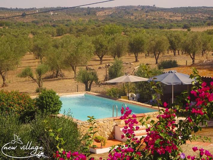 Casa de férias para 3 pessoas, com jardim e vista e ainda terraço and piscina, com animais de estimação em Alvito