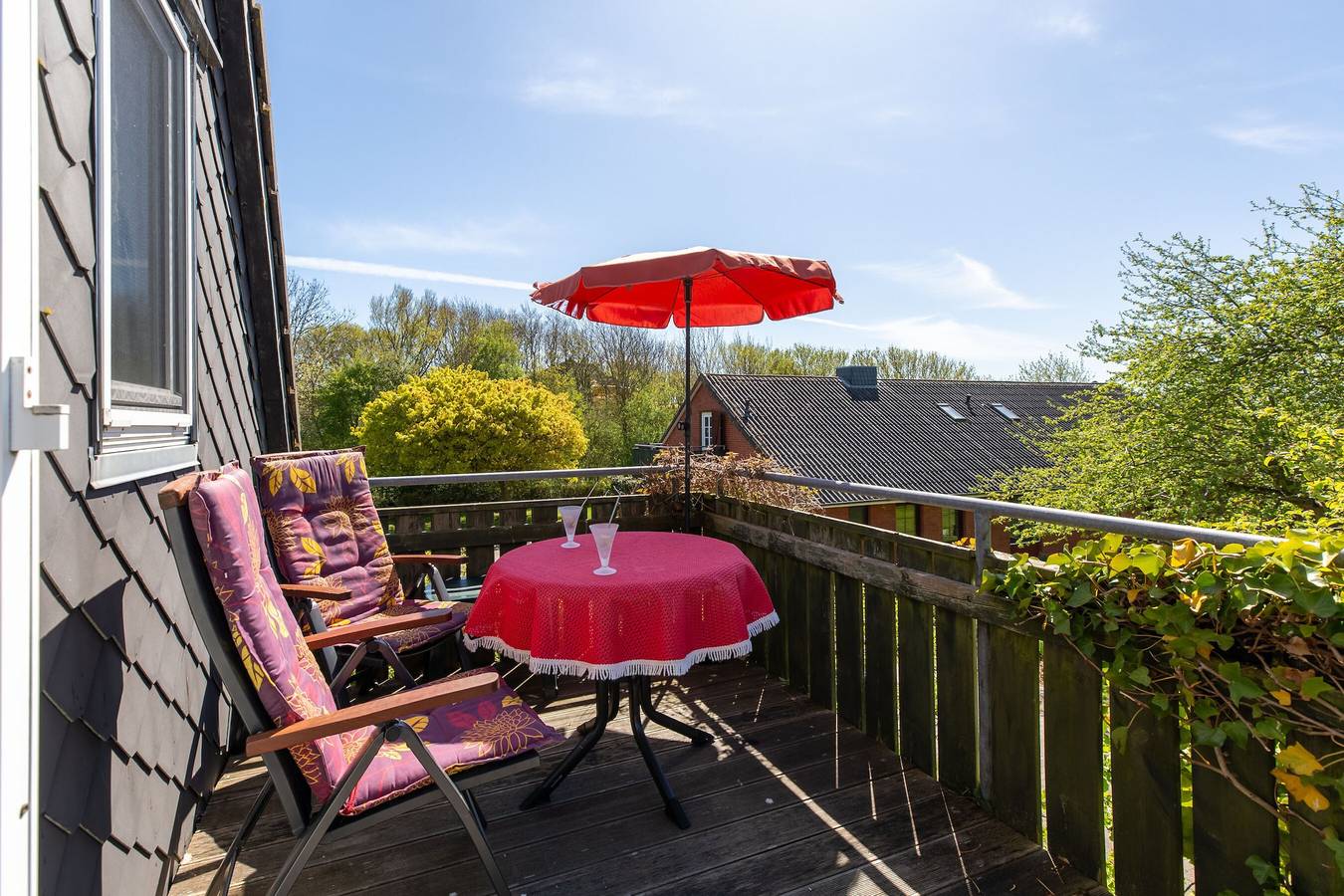 Ganze Wohnung, Apartment 'Fewo Ankerplatz' mit Gemeinschaftsgarten, Balkon und Wlan in Tammensiel, Pellworm