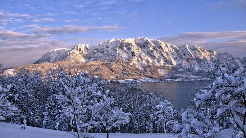 Apartament wakacyjny dla 2 osób, z basen i widok na jezioro oraz ogród i widok, Dla rodziny w Attersee