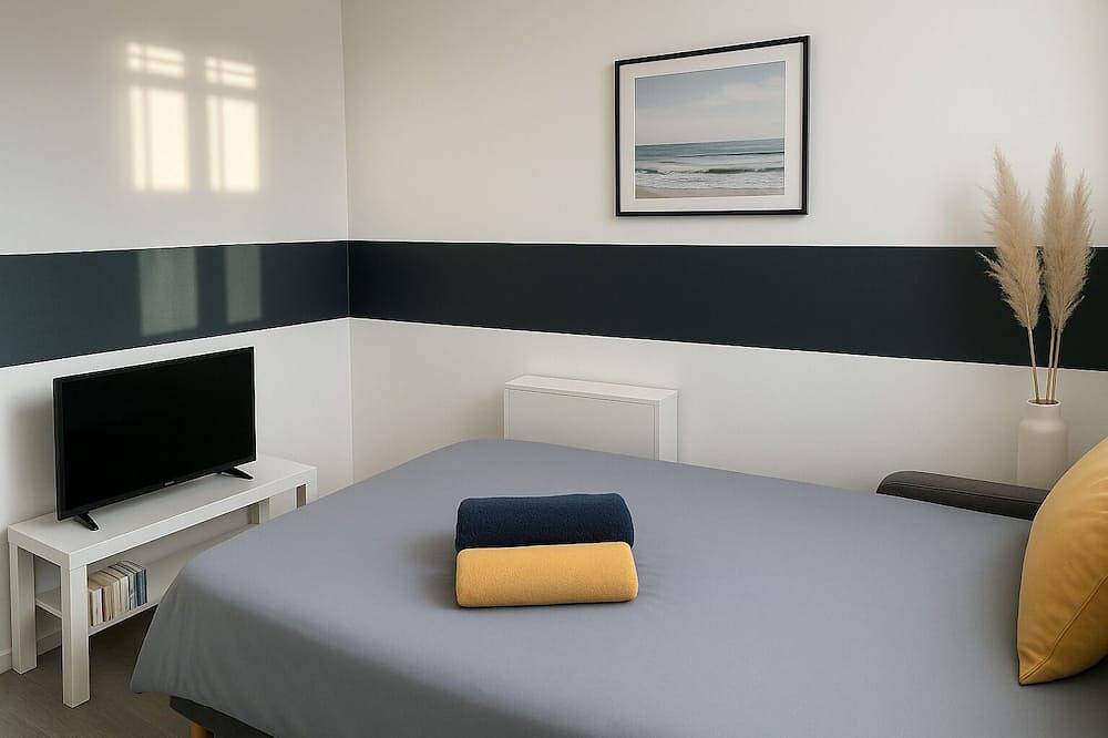 Ganze Wohnung, Studio Sable & Mer in Merville-Franceville-Plage, Caen und Umgebung