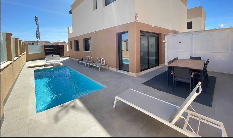 Chalet para 8 personas, con terraza en Campo de Cartagena - 3