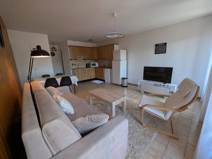Gîte pour 4 personnes, avec balcon et vue dans Les Paccots
