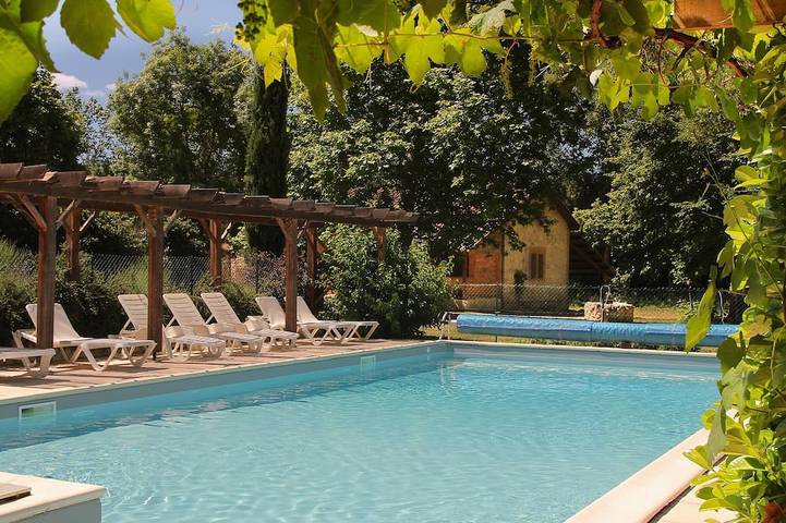 Maison de vacances pour 4 personnes, avec Jardin et Piscine