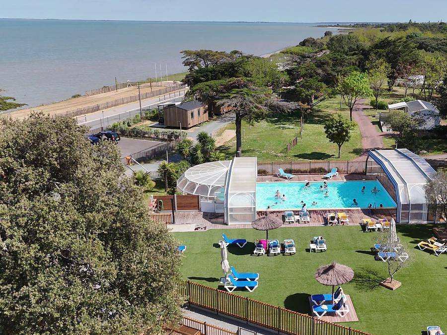 Camping Ostrea - Mobilhome 4 personnes - Le Rivage, Mobil Home 2 Ch - 4 pers in Dolus-d'Oléron, Côte de Beauté