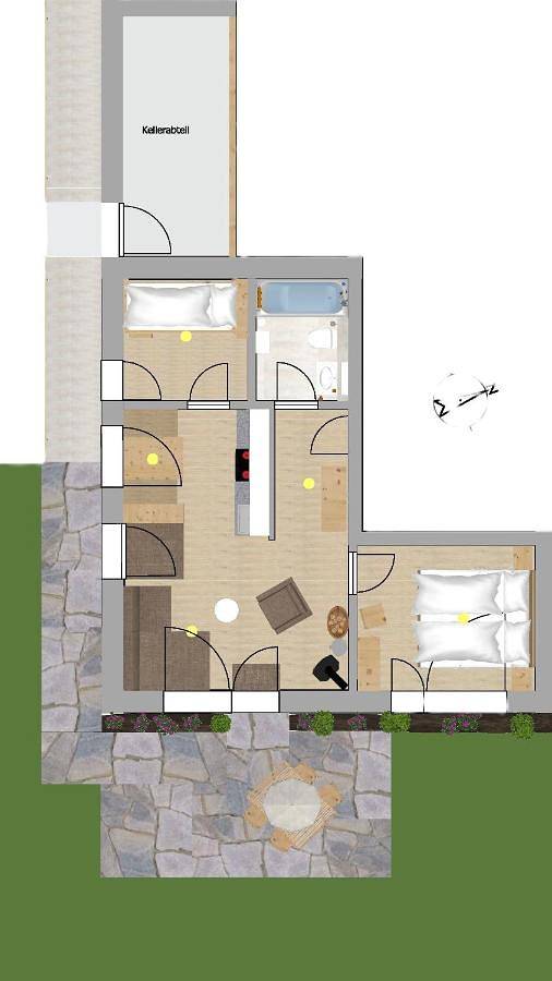 Ferienwohnung für 4 Personen, mit Ausblick und Garten sowie Pool in Safiental - 2