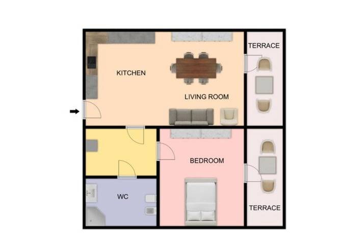 Entire apartment, Suite Riviera in Scossicci, Porto Recanati