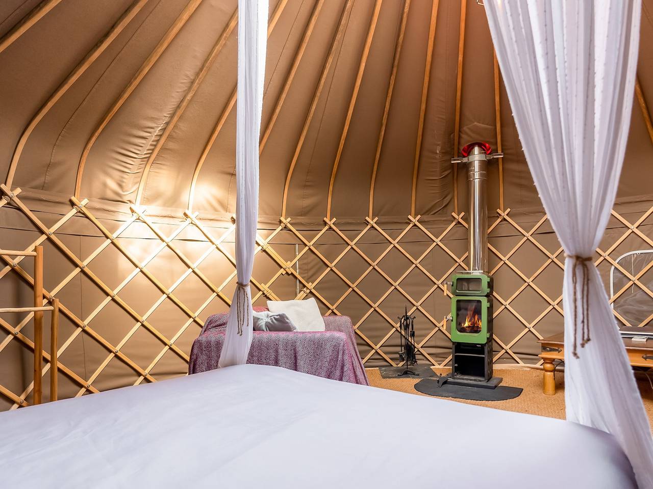 The Warren Yurt in Withyham, East Sussex
