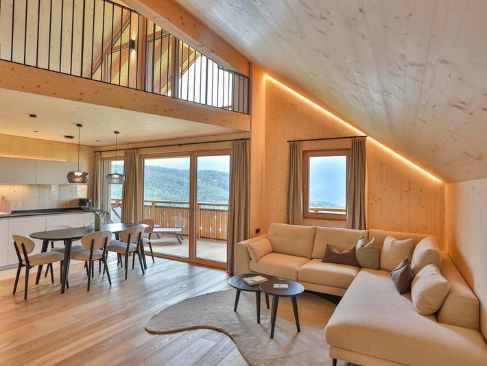 Ferienwohnung für 4 Personen, mit Sauna und Balkon sowie Ausblick - 1