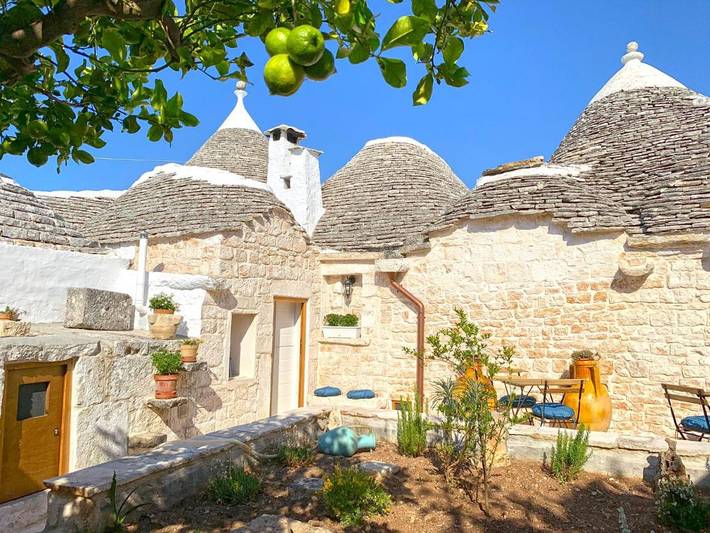 Vakantiehuis voor 2 personen, met uitzicht en tuin in Alberobello