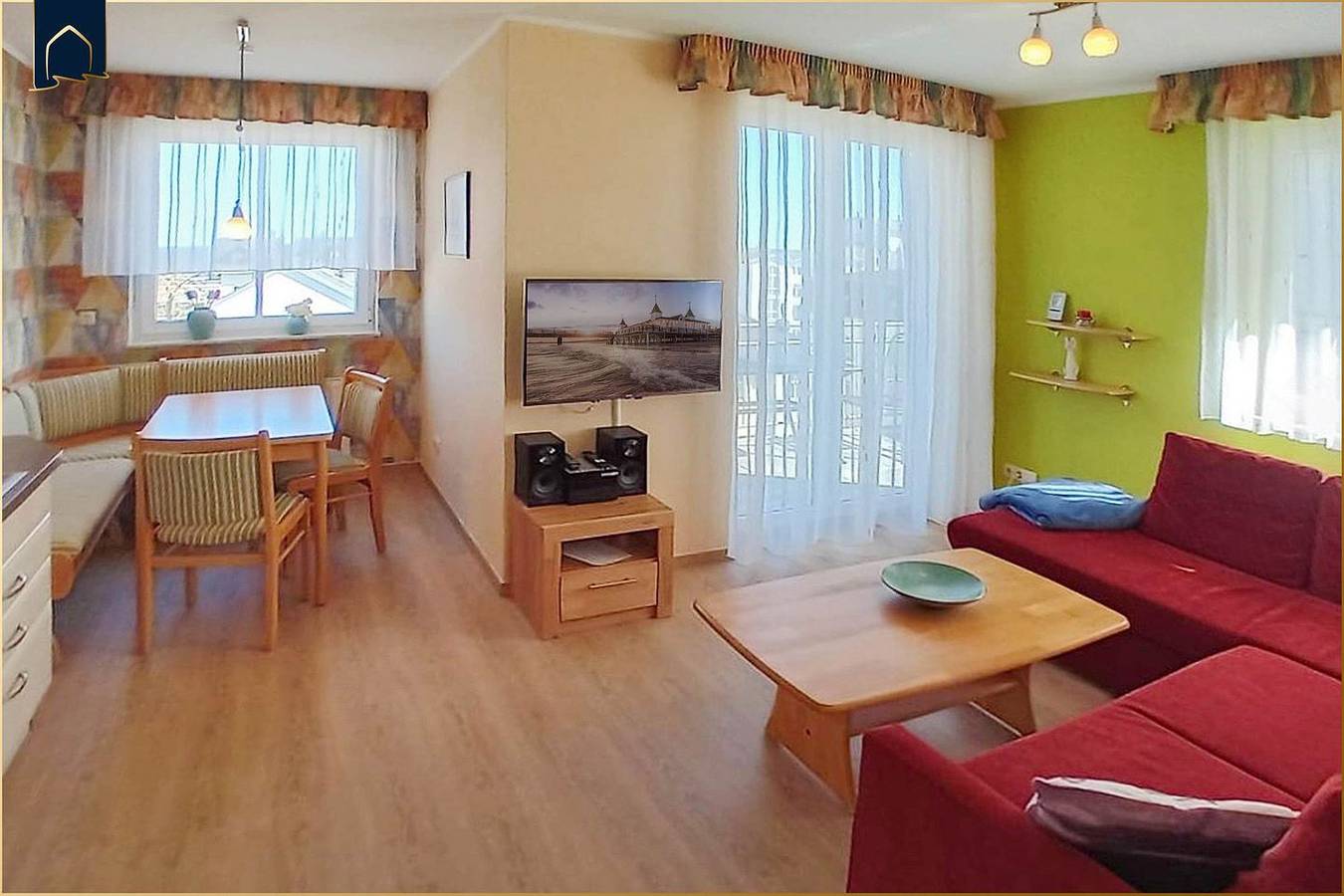 Apartamento entero, Gemütliche Ferienwohnung in Ahlbeck mit Meerblick und Balkon auf Usedom in Drei Kaiserbäder, Heringsdorf