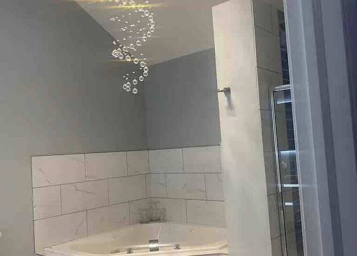 Vacation house for 12 people, with balcony and yard in Chicago