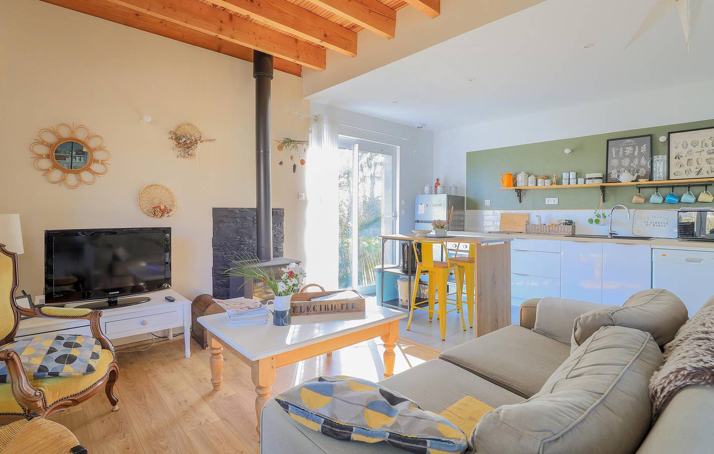 Gemütliche Wohnung mit WiFi, Parkplatz & Garten in Senlecques in Bécourt, Montreuil und Umgebung