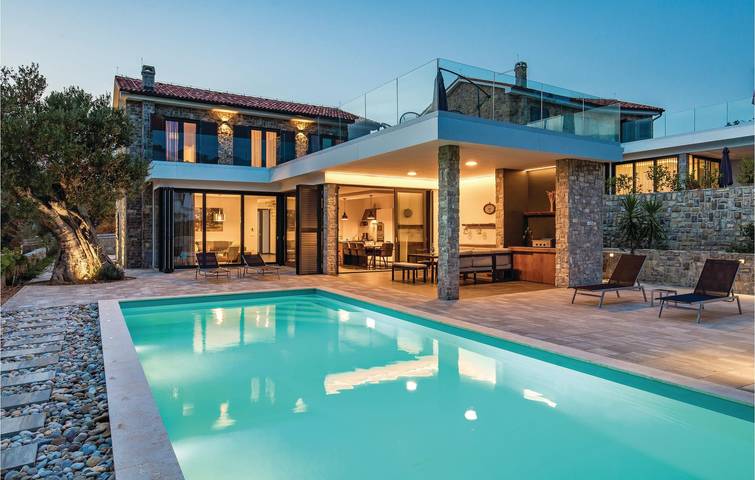 Ferienhaus für 7 Personen, mit Terrasse und Pool in Novalja - 3