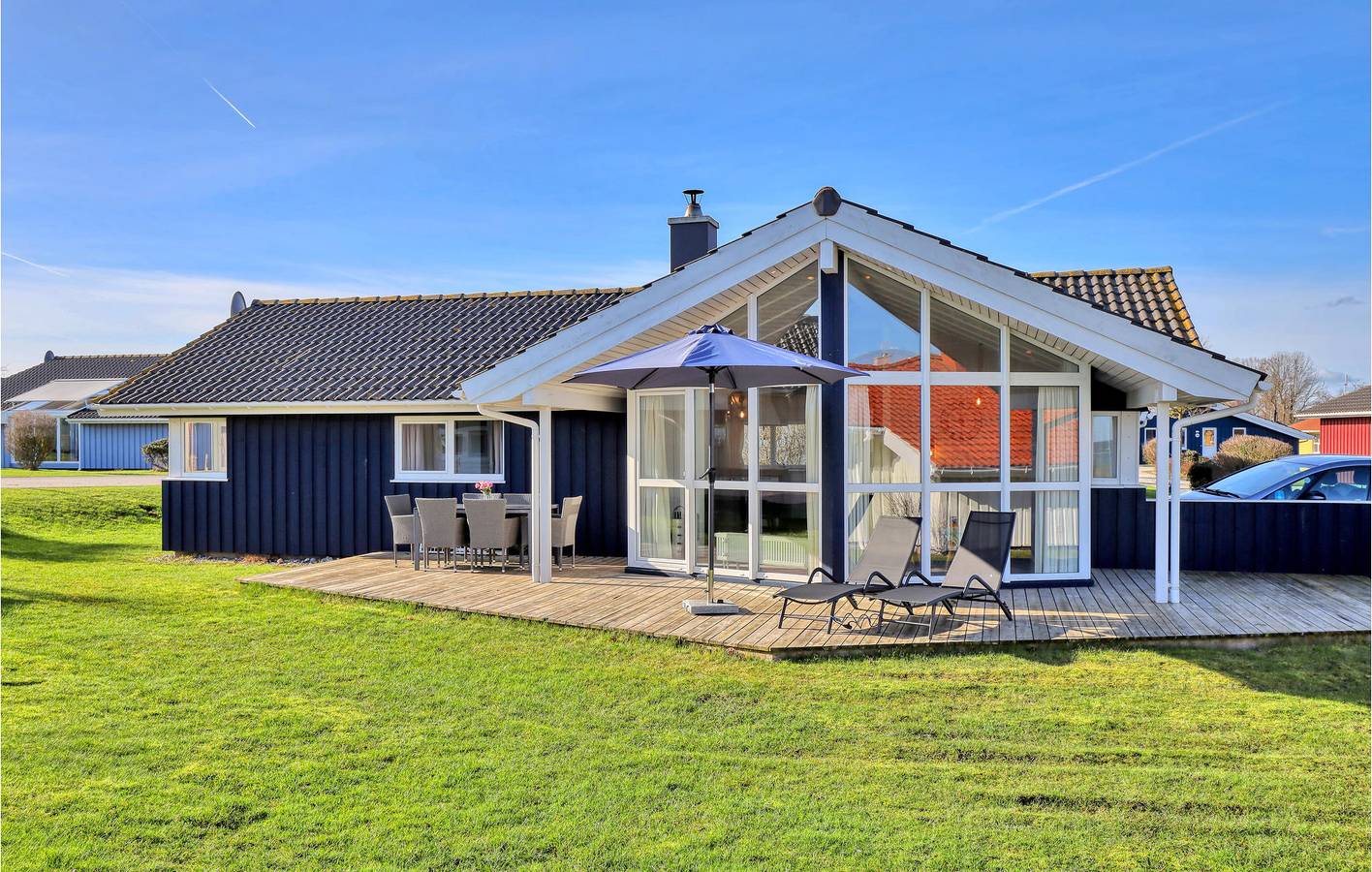 Appartement mit Meerblick, Parkplatz und Terrasse in Schönhagen, Brodersby