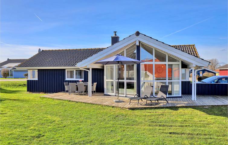 Ferienhaus für 6 Personen, mit Terrasse und Whirlpool sowie Garten und Sauna in Brodersby - 2
