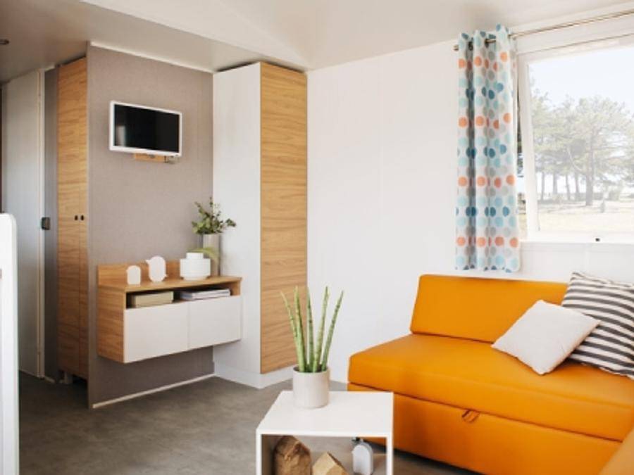 Flower Camping Le Fou du Roi - Mobilhome 6 personas - Premium 38m² + Tv + Aire acondicionado in Lansargues, Côte d'Améthyste
