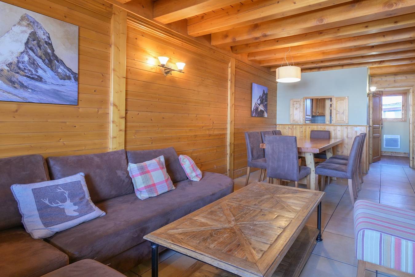 Appartement entier, Appartement 'Lesetoilesdelaplagne Chalet 20' avec vue montagne et balcon in Belle Plagne, La Plagne-Tarentaise
