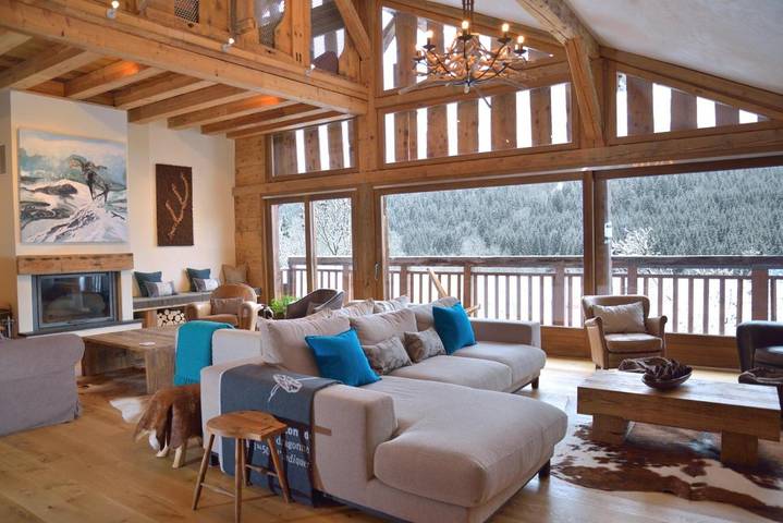 Chambre d’hôte pour 2 personnes, avec Terrasse ainsi que Jardin et Vue à La Chapelle-d'Abondance