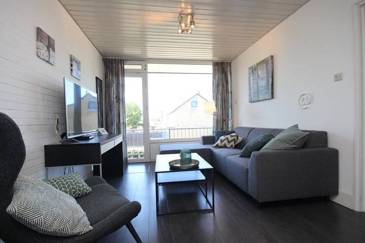 Vakantieappartement voor 4 personen, met balkon in Vrouwenpolder