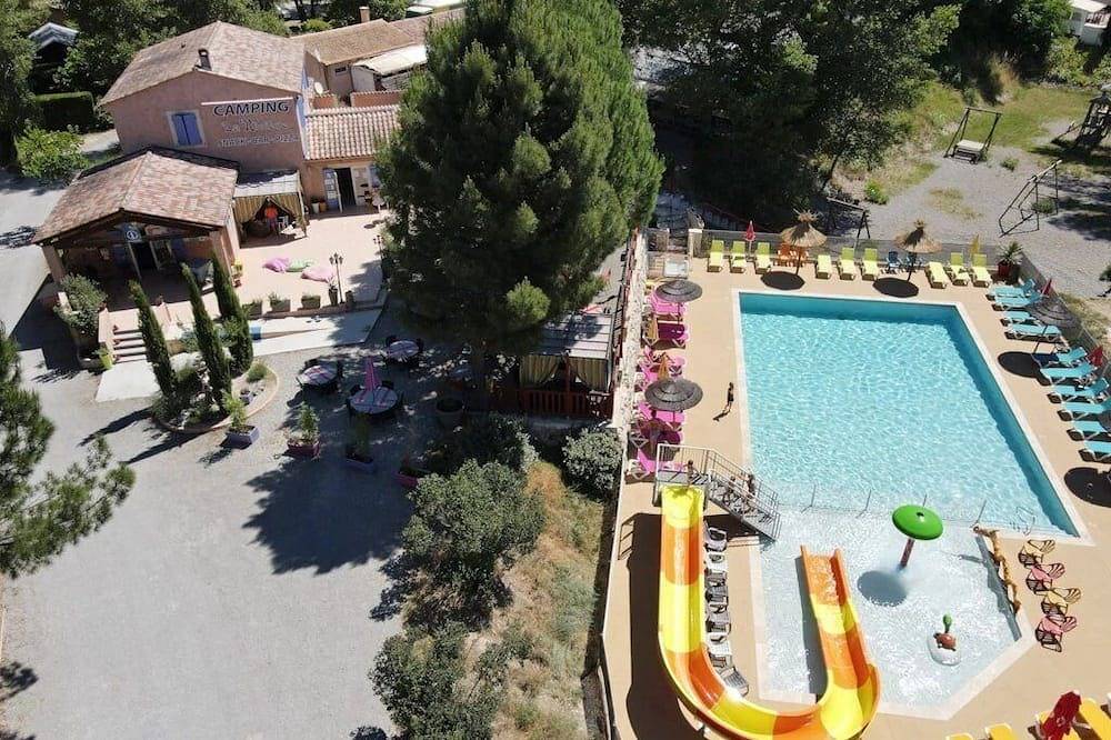 Camping 3 étoiles - Parc aquatique in Saint-Maime, Parque natural regional del Luberon