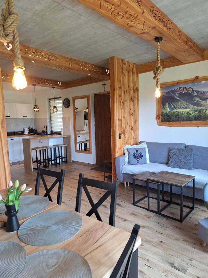 Location de vacances pour 12 personnes, avec vue et jardin, animaux acceptés à Poronin - 4
