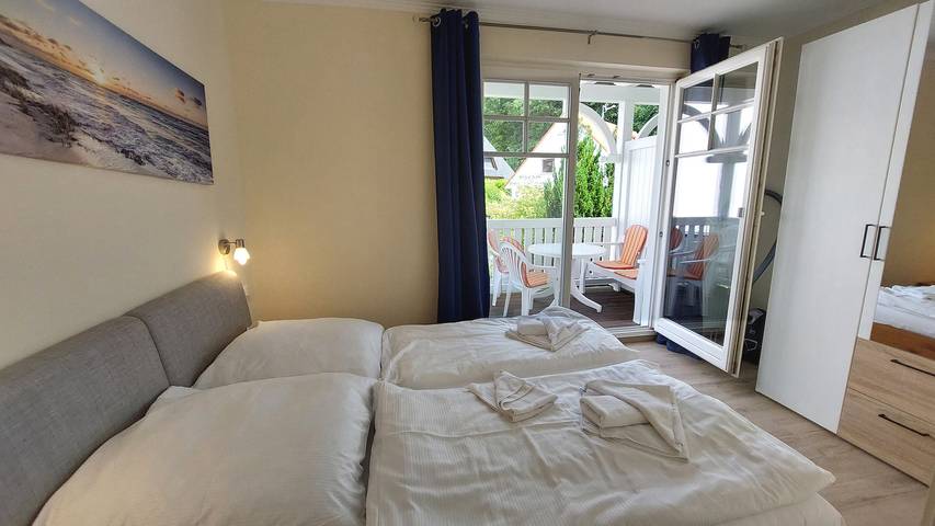 Appartement de vacances entier, Appartement de vacances pour 4 personnes avec balcon in Binz, Région de Rügen