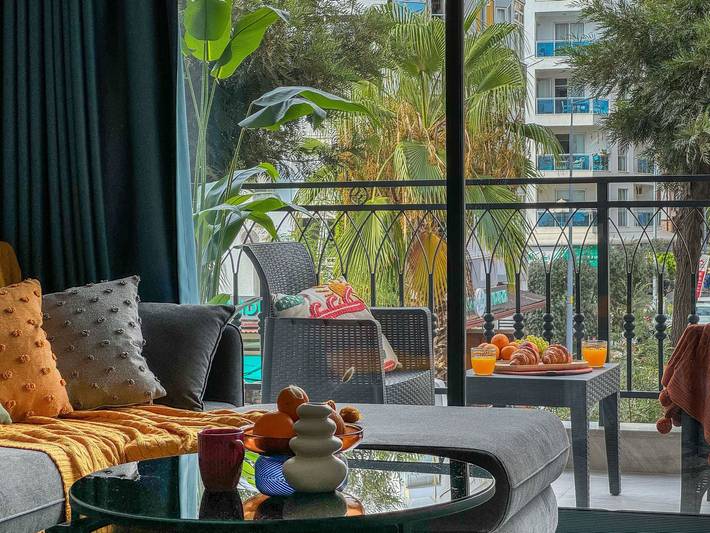 Apartamento de vacaciones para 4 personas, con sauna además de balcón y piscina - 1