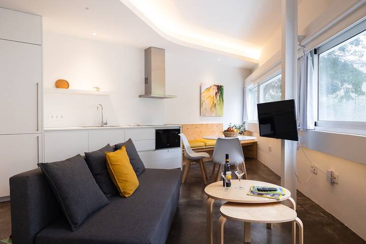 Ferienwohnung für 3 Personen, mit Terrasse, kinderfreundlich in San Andrés