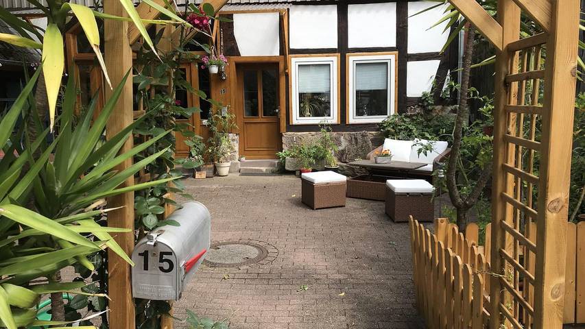Ferienwohnung für 4 Personen, mit Sauna und Balkon sowie Garten in Uslar